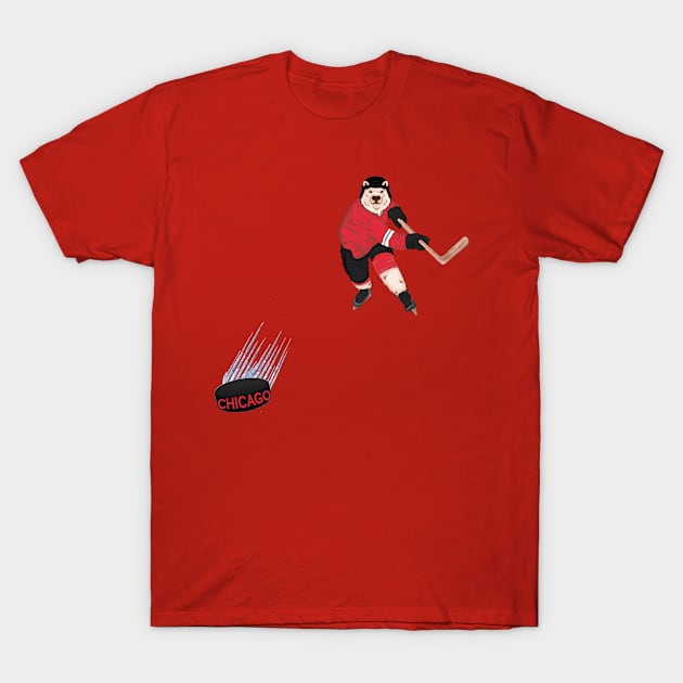 Chicago Hockey T-Shirt by WorldSportsCulture